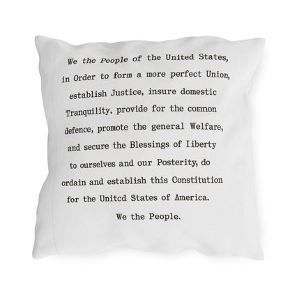 America 250 Patriotic Throw Pillow | Outdoor Pillows