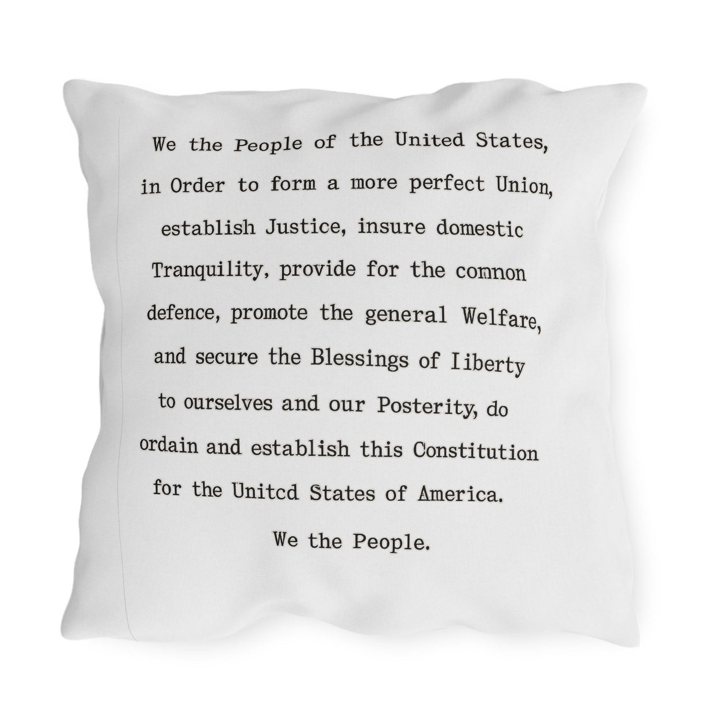 America 250 Patriotic Throw Pillow | Outdoor Pillows
