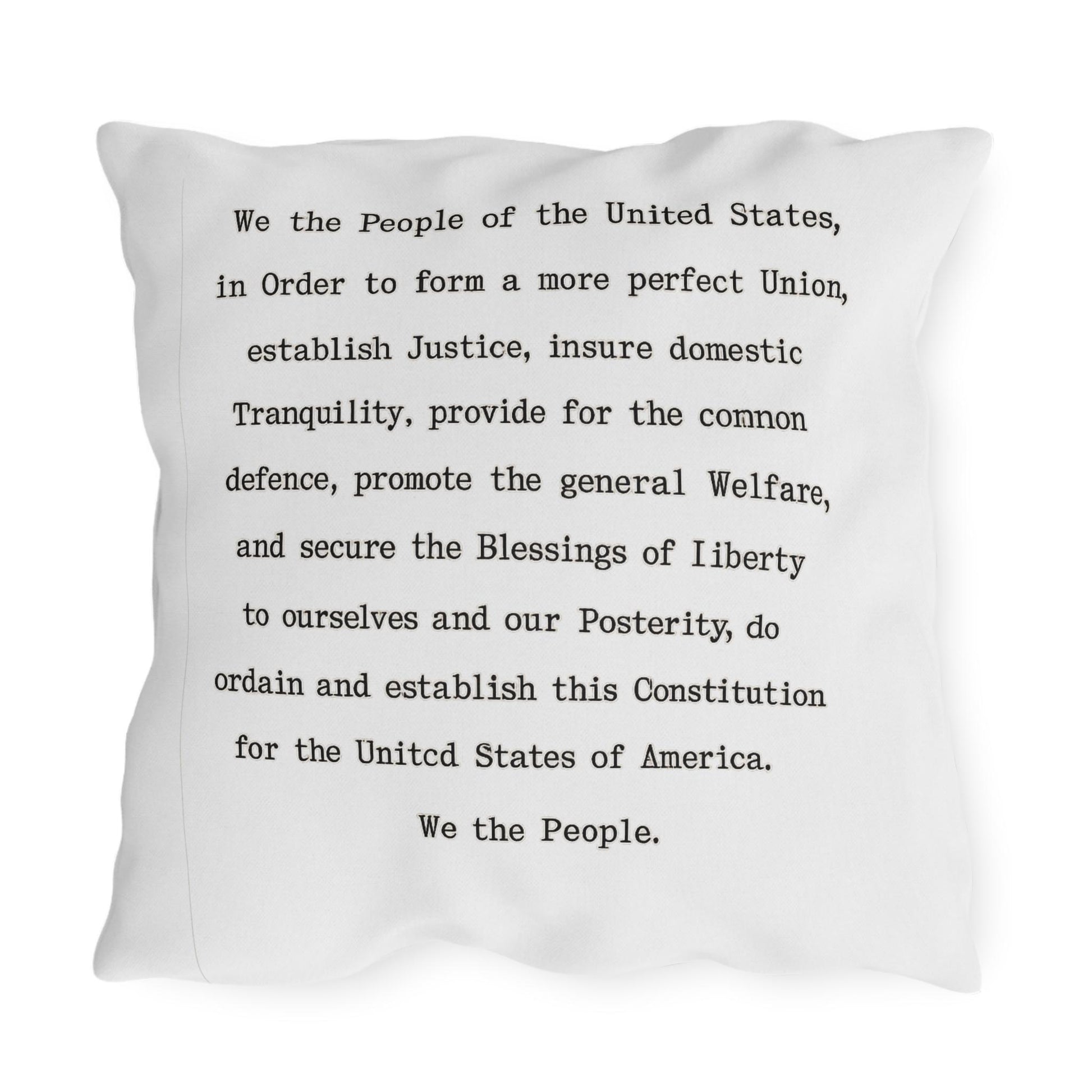 America 250 Patriotic Throw Pillow | Outdoor Pillows