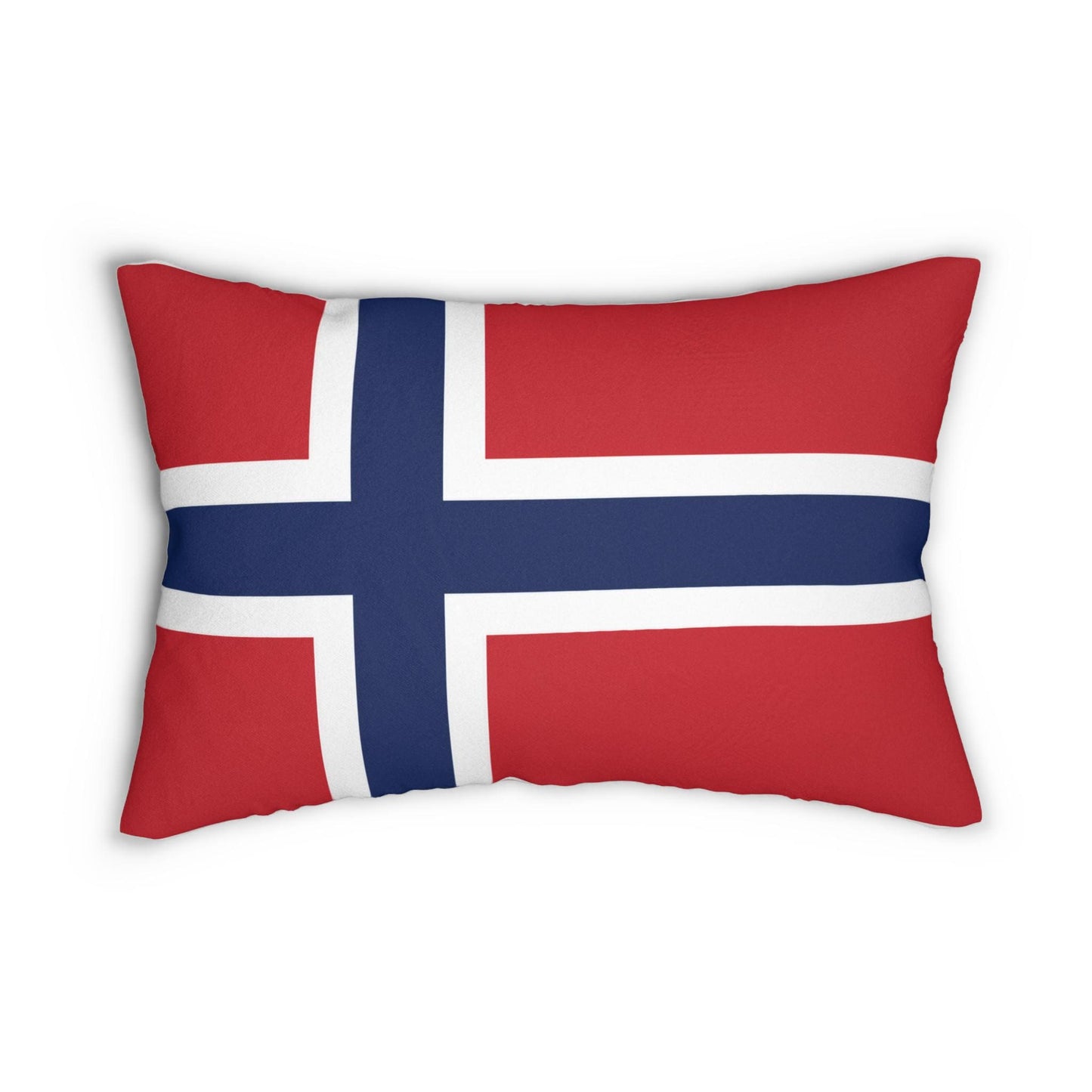 Norwegian Flag Lumbar Pillow | Norway Flag Pillow, Nordic Home Decor