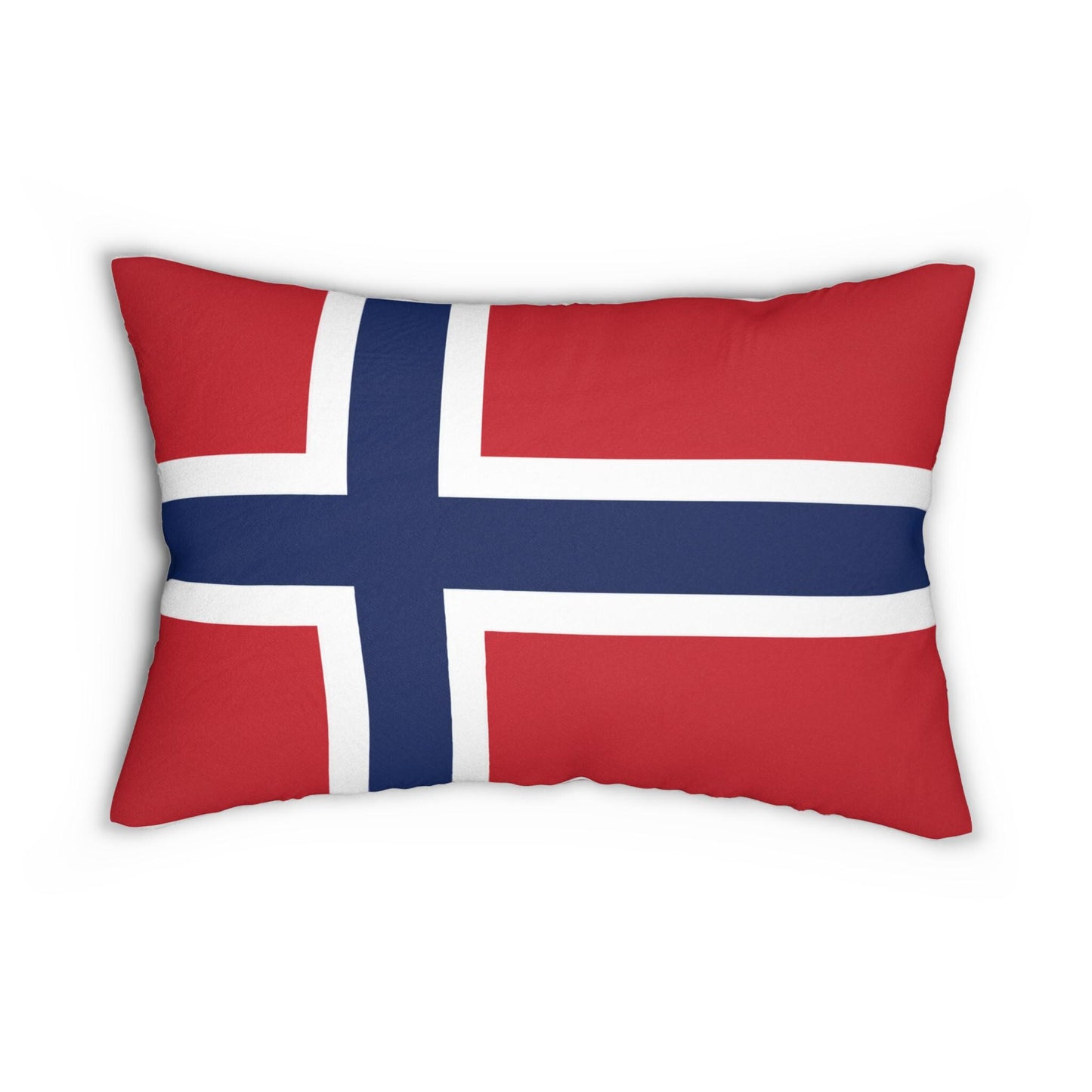 Norwegian Flag Lumbar Pillow | Norway Flag Pillow, Nordic Home Decor