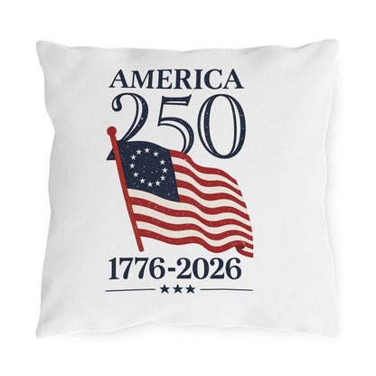 America 250 Patriotic Throw Pillow | Outdoor Pillows