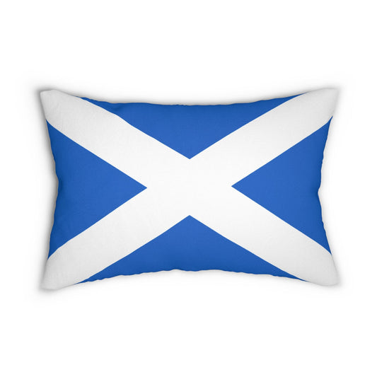 Scotland Saltire Flag Lumbar Pillow