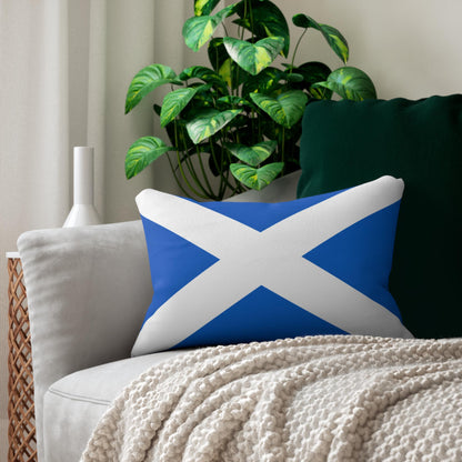 Scotland Saltire Flag Lumbar Pillow