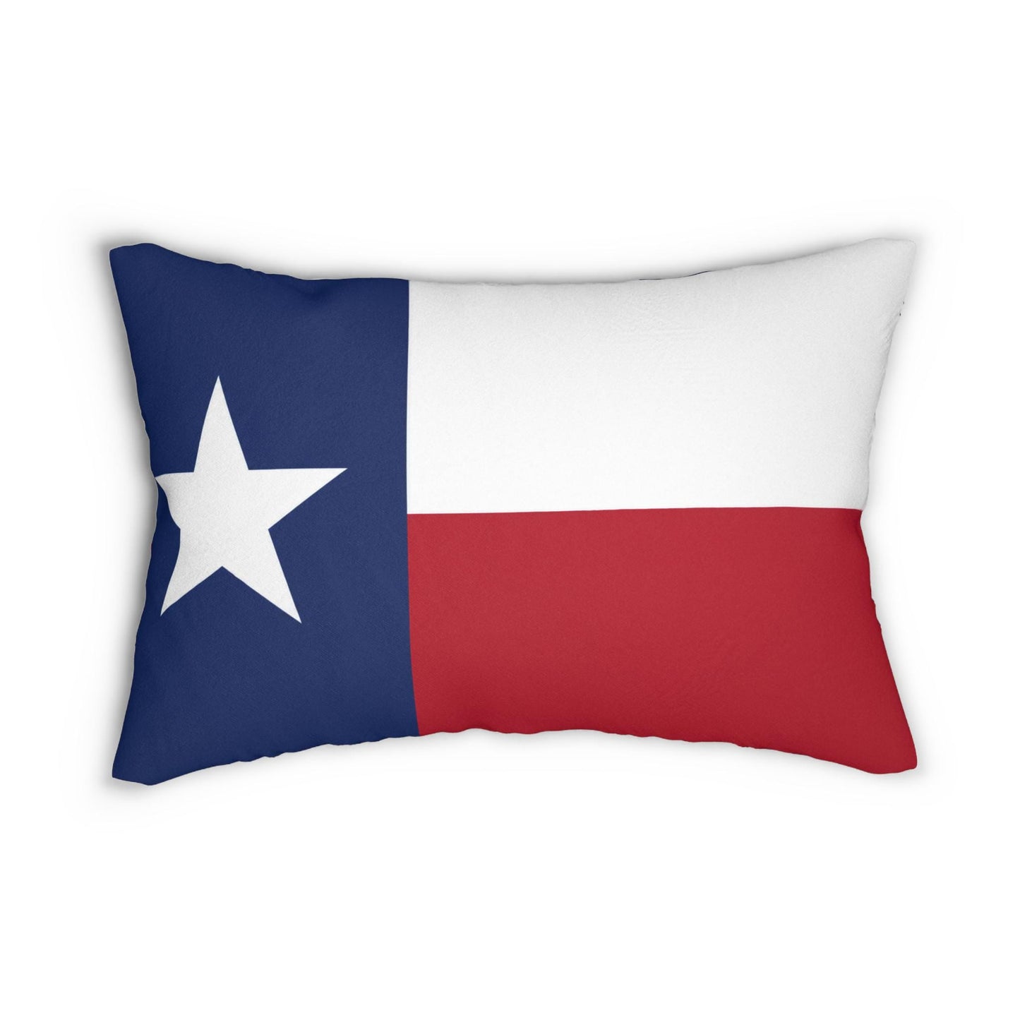 Texas Flag Lumbar Pillow | Spun Polyester Lumbar Pillow