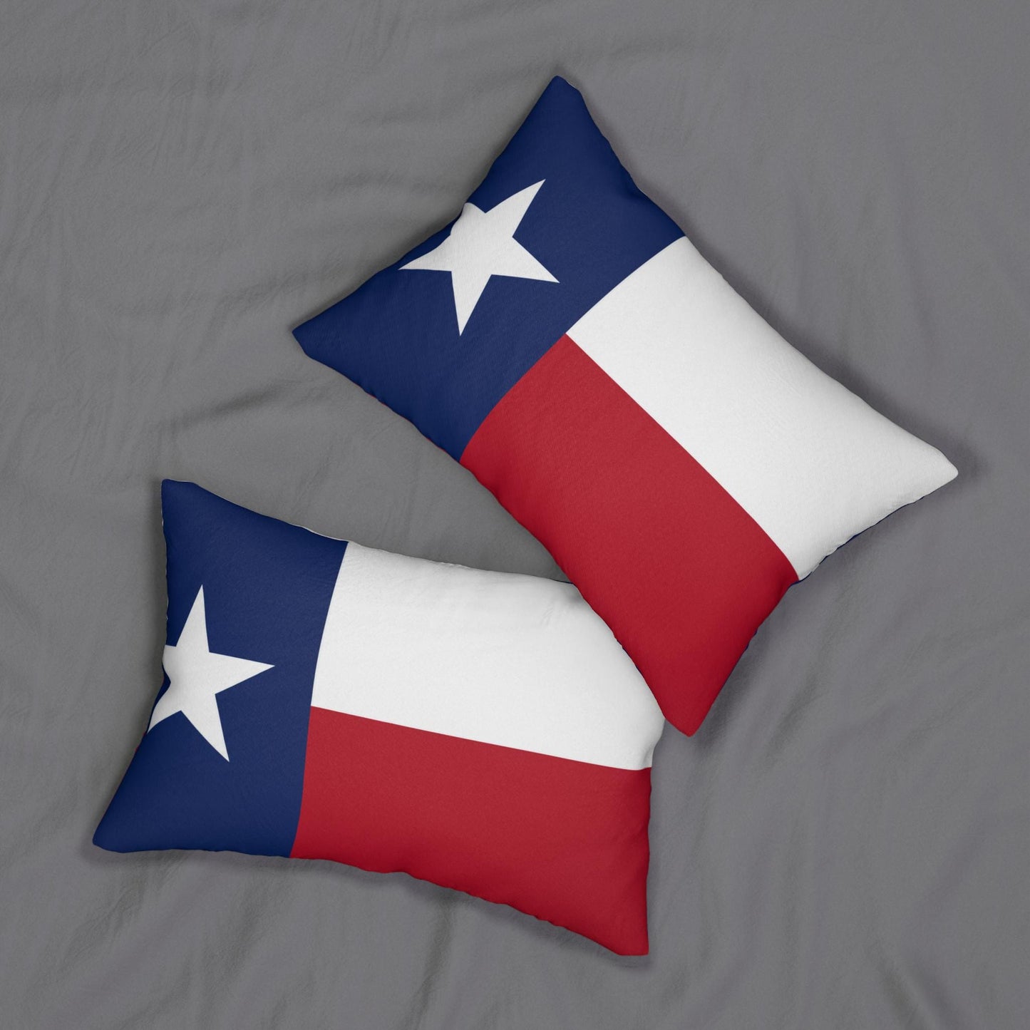 Texas Flag Lumbar Pillow | Spun Polyester Lumbar Pillow