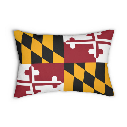 Maryland Flag Lumbar Pillow | State Flag Rectangular Pillow