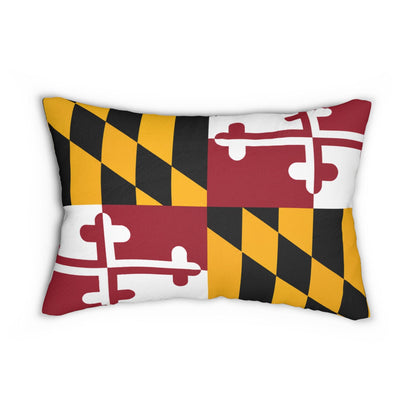 Maryland Flag Lumbar Pillow | State Flag Rectangular Pillow