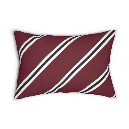 Copy of Class of 2026 Lumbar Pillow | Red Striped Spun Polyester Accent Pillow