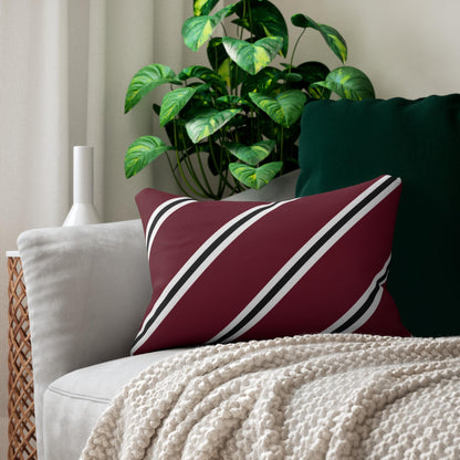 Copy of Class of 2026 Lumbar Pillow | Red Striped Spun Polyester Accent Pillow