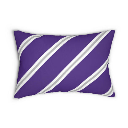 Class of 2026 Purple Graduation Lumbar Pillow | School Dorm Room Pillow