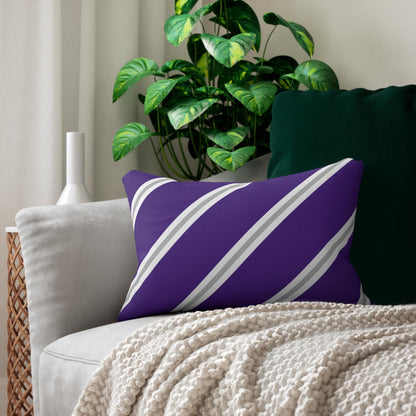 Class of 2026 Purple Graduation Lumbar Pillow | School Dorm Room Pillow