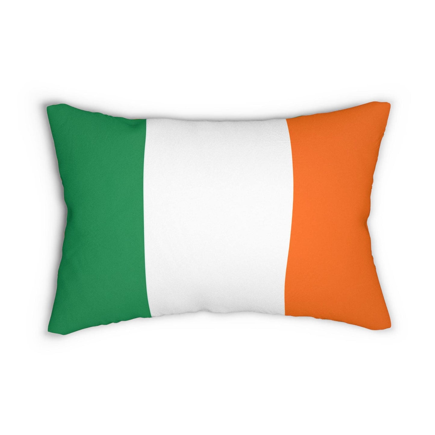Irish Flag Lumbar Pillow | Tricolor Ireland Accent Pillow