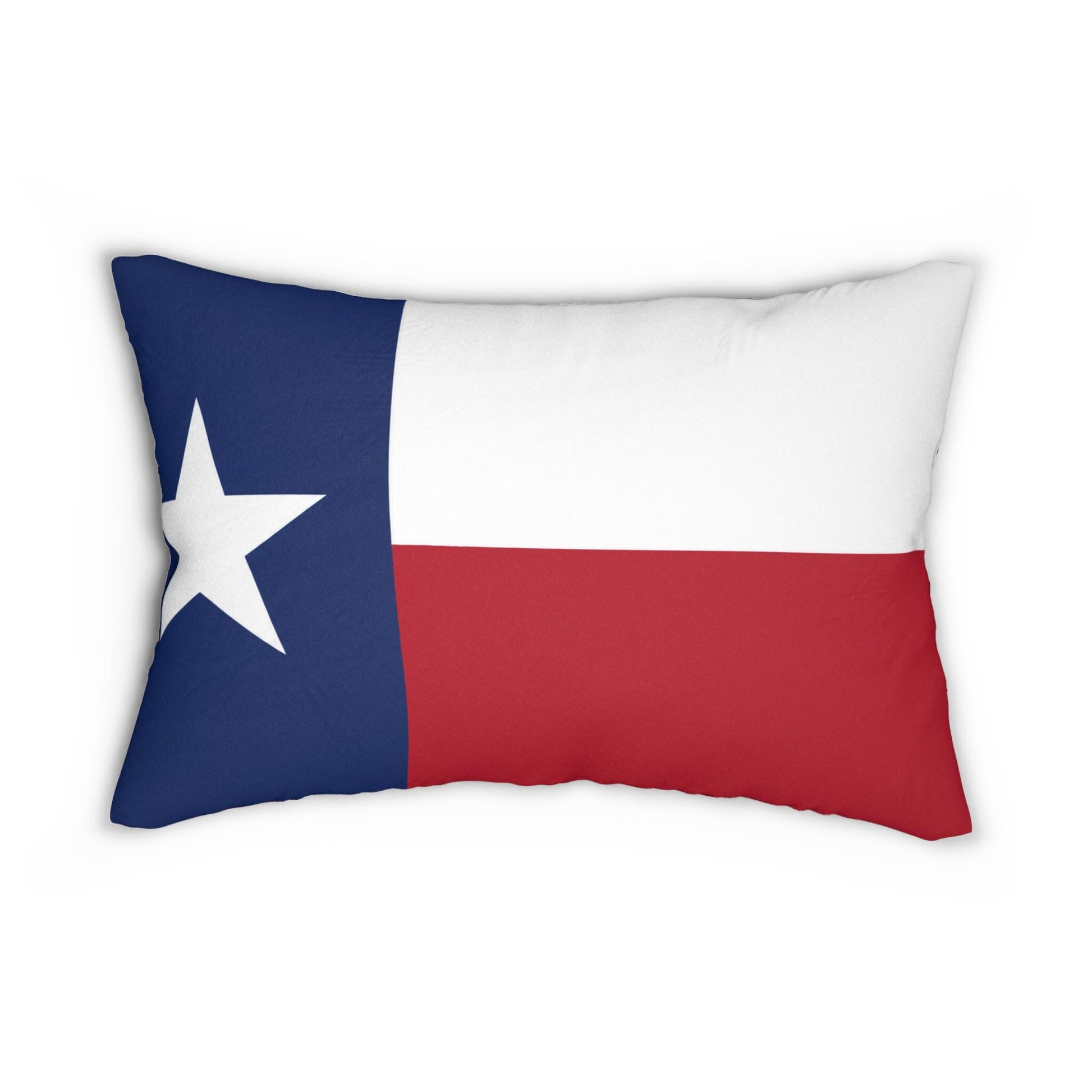 Texas Flag Lumbar Pillow | Spun Polyester Lumbar Pillow
