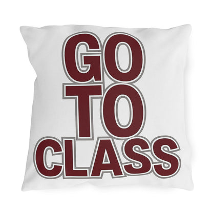 Call Your Mom Pillow Cover | Maroon Gray College Dorm Decor | Dorm Room Pillow | Student Gift | Freshman Dorm | College Apartment | Graduati