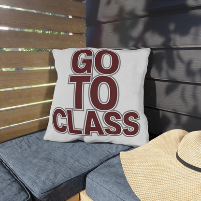 Call Your Mom Pillow Cover | Maroon Gray College Dorm Decor | Dorm Room Pillow | Student Gift | Freshman Dorm | College Apartment | Graduati