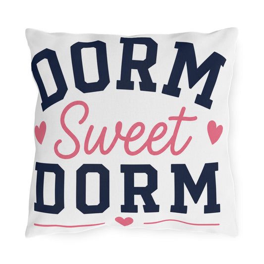Dorm Sweet Dorm throw pillow | College Era decorative pillow