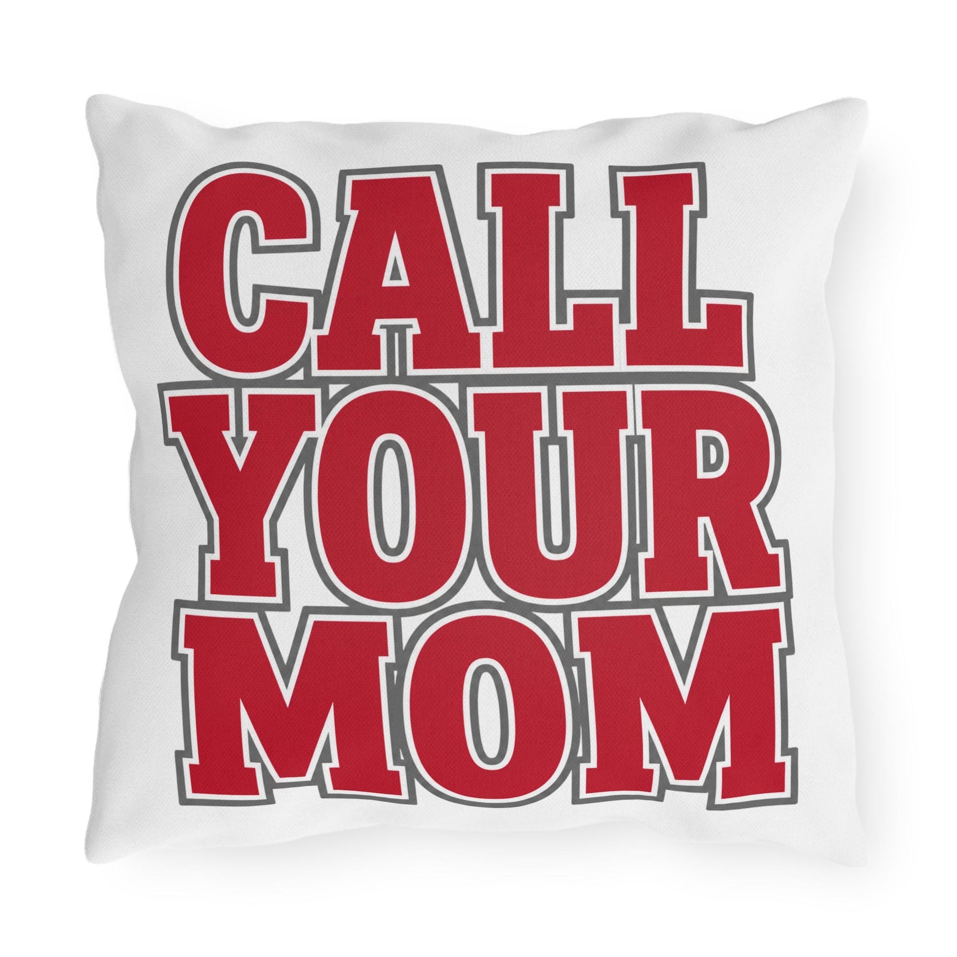 Bold Red Lettering 'GO TO CLASS' Pillow | Outdoor Pillow