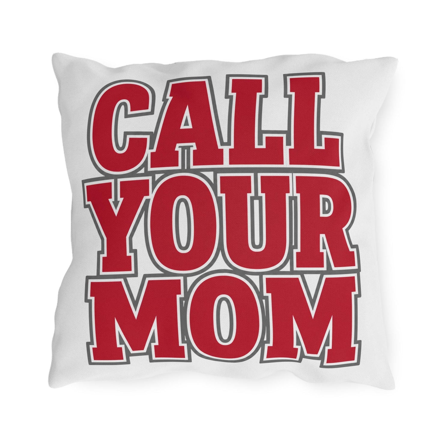 Bold Red Lettering 'GO TO CLASS' Pillow | Outdoor Pillow