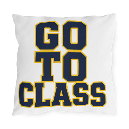 Go To Class Call Your Mom Pillow | College Dorm Decorative Pillow