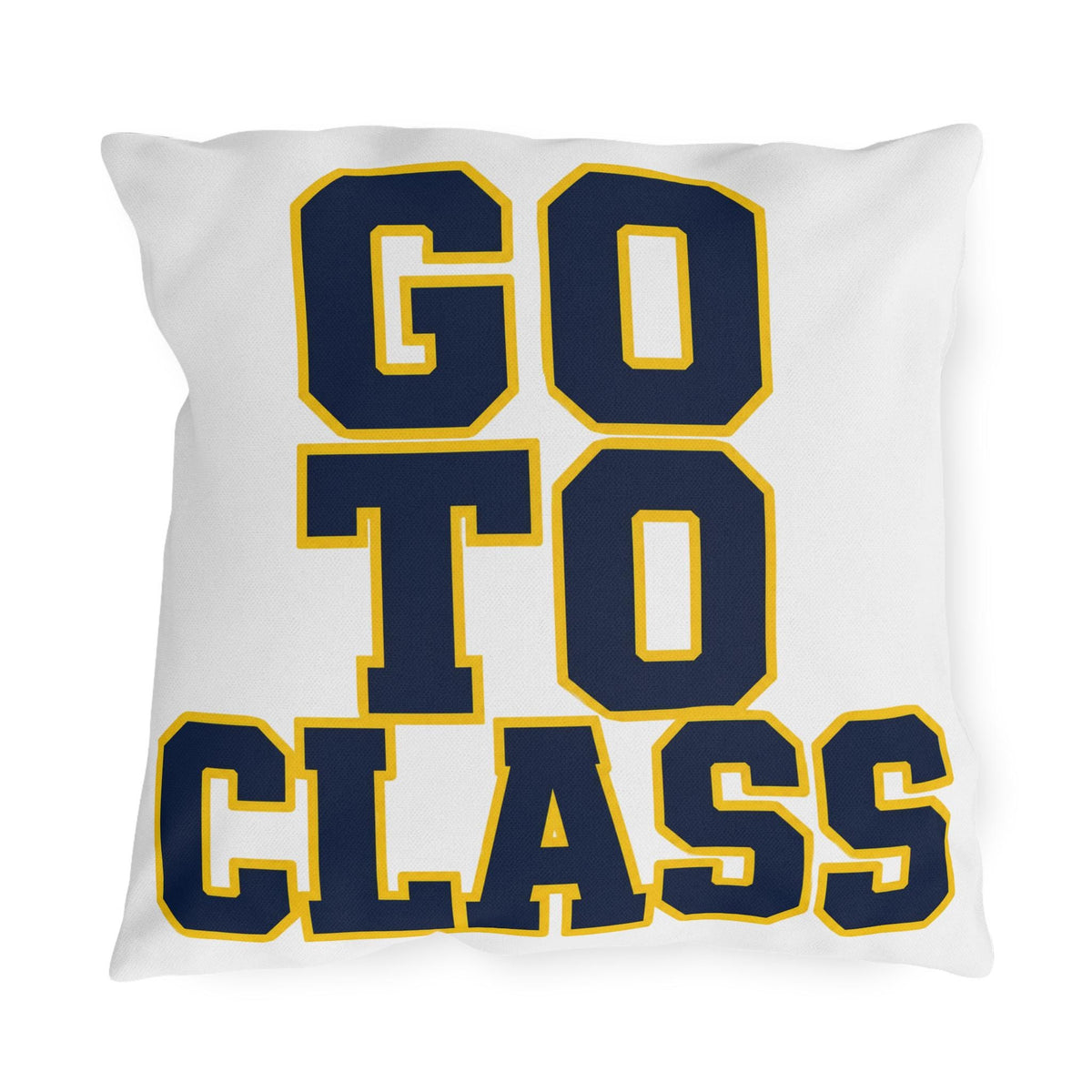 Go To Class Call Your Mom Pillow | College Dorm Decorative Pillow