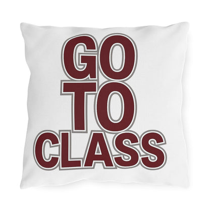 Call Your Mom Pillow Cover | Maroon Gray College Dorm Decor | Dorm Room Pillow | Student Gift | Freshman Dorm | College Apartment | Graduati