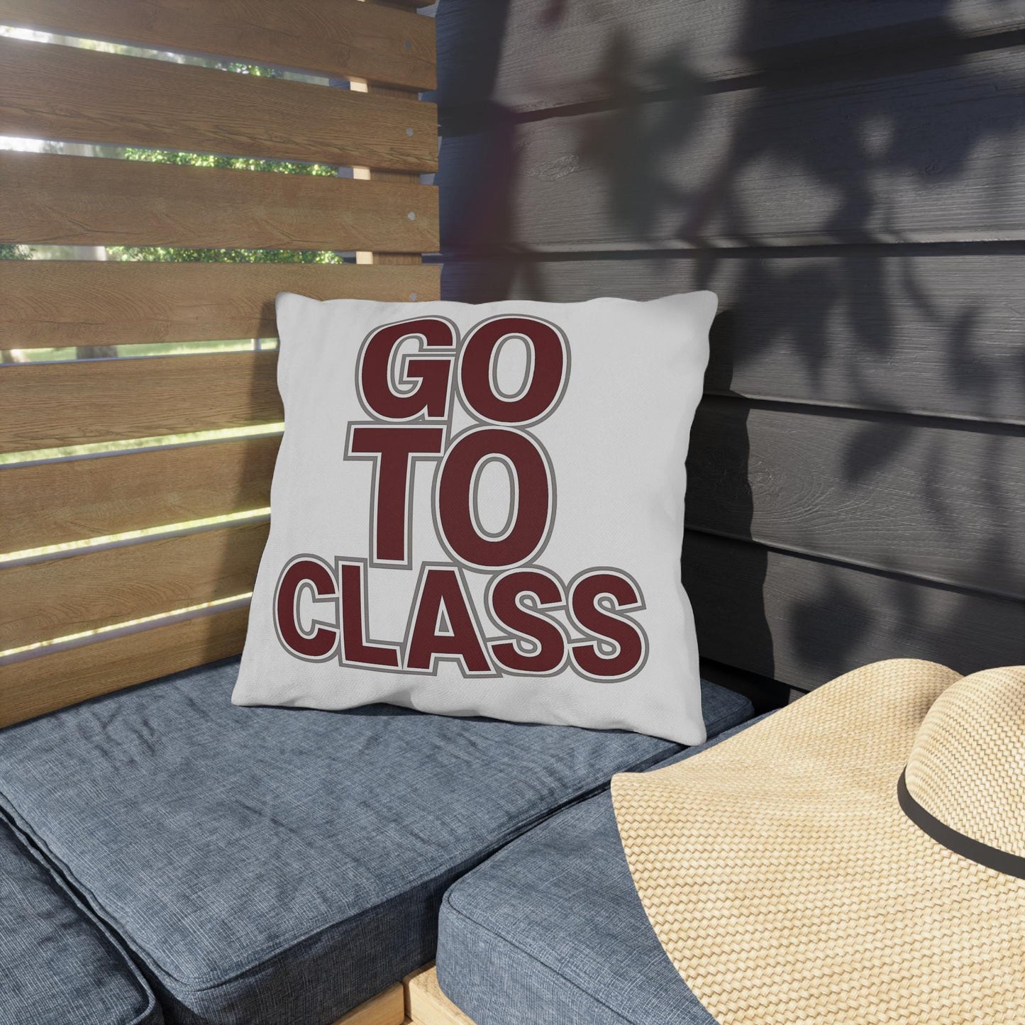 Call Your Mom Pillow Cover | Maroon Gray College Dorm Decor | Dorm Room Pillow | Student Gift | Freshman Dorm | College Apartment | Graduati
