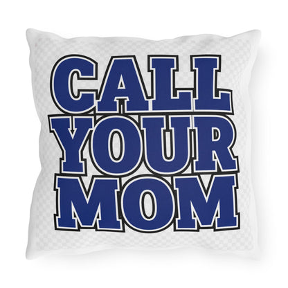 Go To Class | Outdoor Pillow, Bold Blue Lettering Throw Cushion