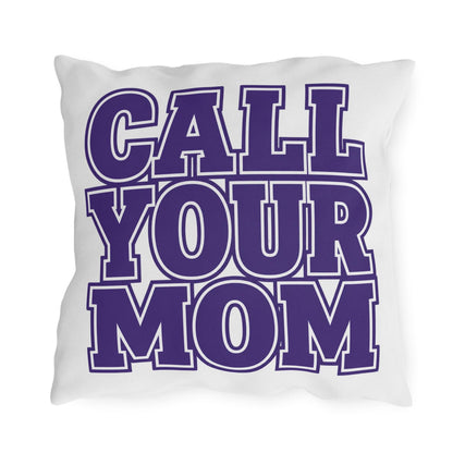Go To Class | Outdoor Pillow, Bold Purple Typography Campus Decor