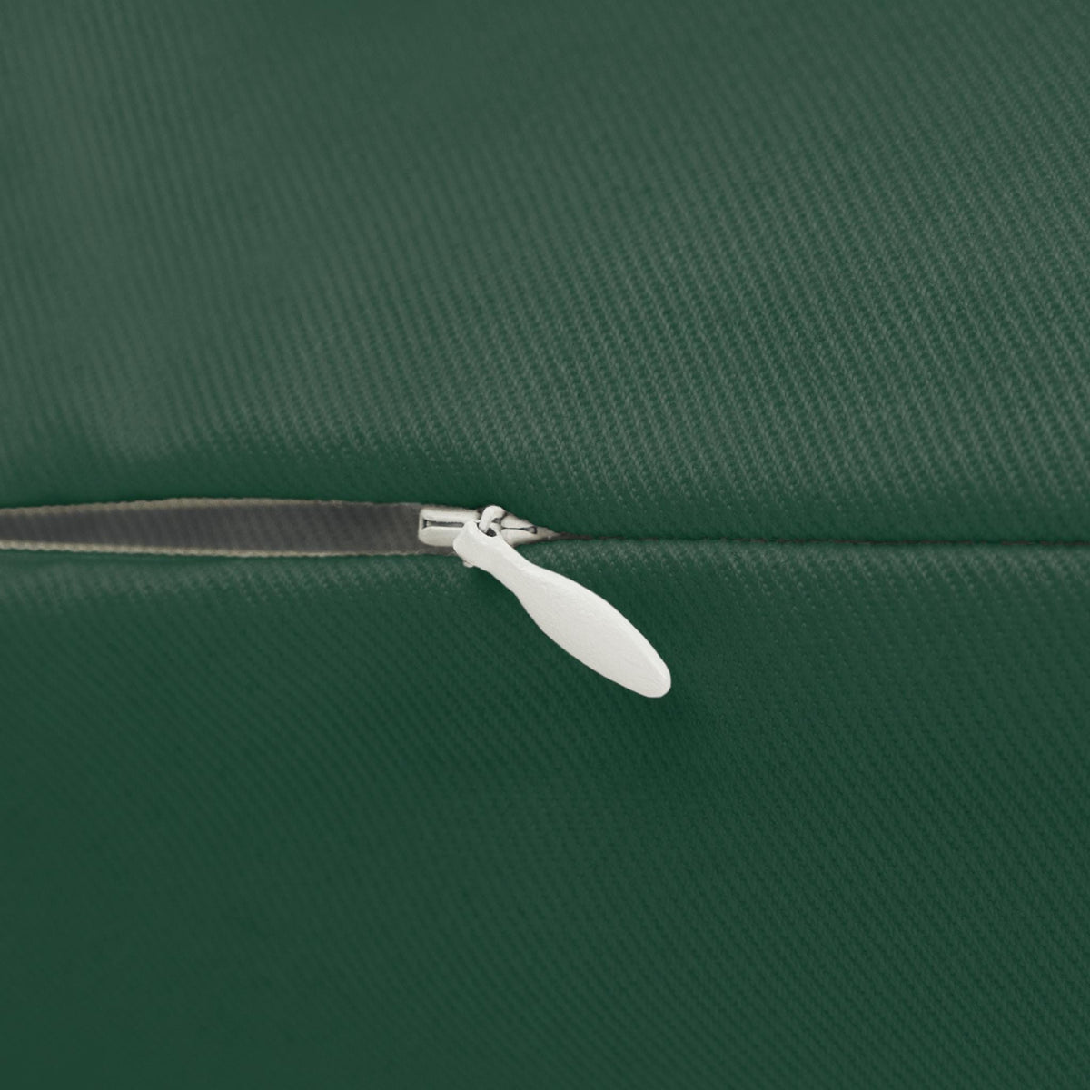 Play Through lumbar pillow | script typography on green